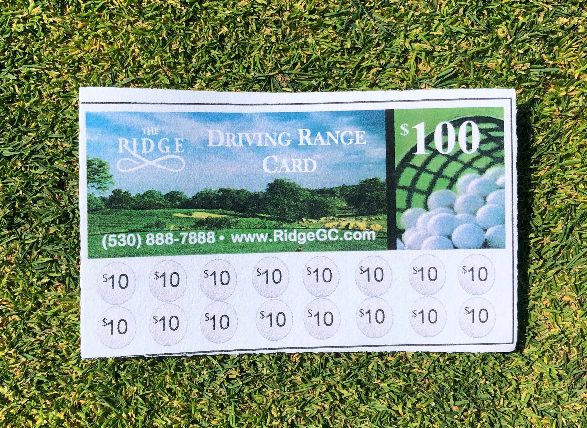 $100 Range Card