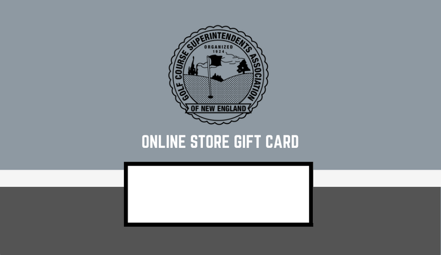 Golf Course Superintendents Association of New England Online Pro Shop Gift Card