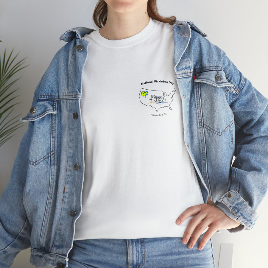 National Pickleball Day @ FODP Unisex Cotton Tee