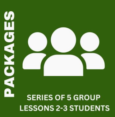 Packages - SERIES OF (5) GROUP LESSONS (2-3 PEOPLE)
