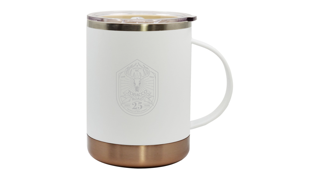 Limited Edition 25th Anniversary Laser Engraved Copper & Ceramic Coffee Mug