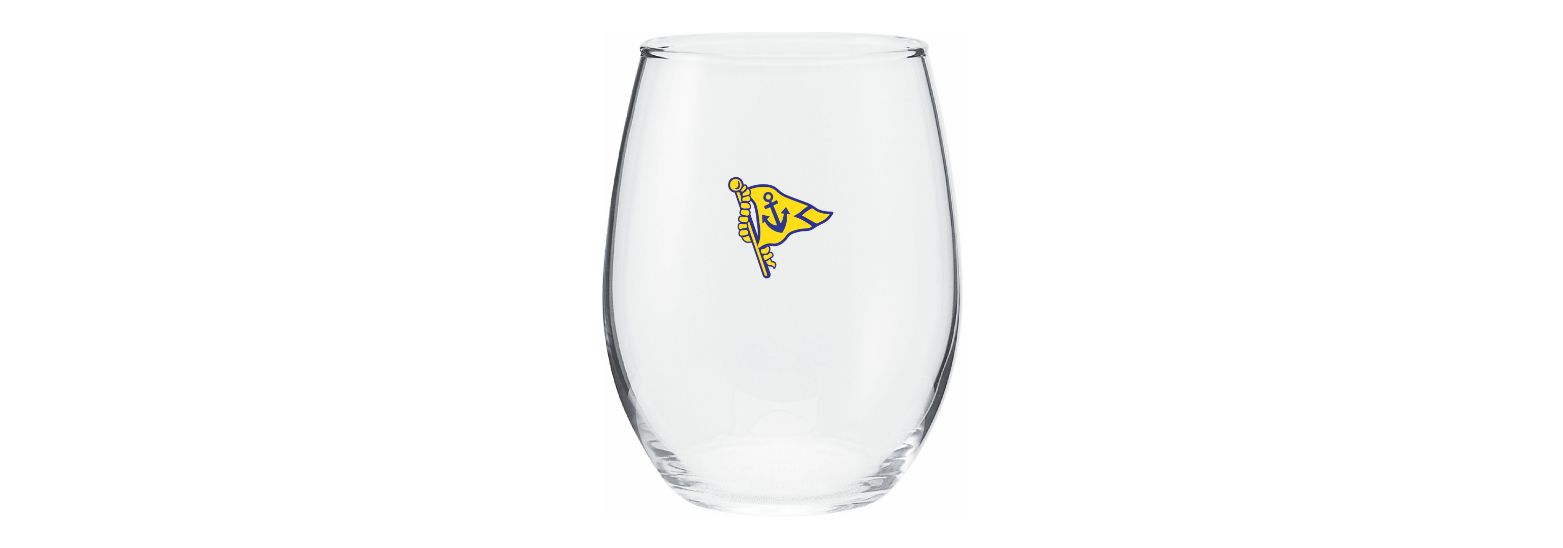 Warwick 17oz Stemless Printed Wine Glass - 4 pack